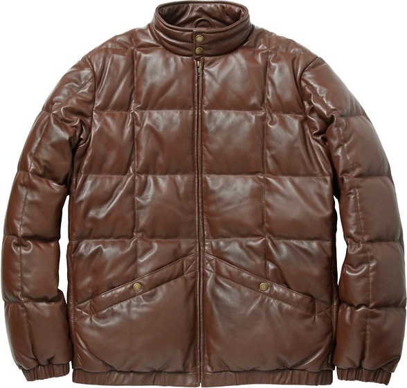 Leather Down Jacket 2